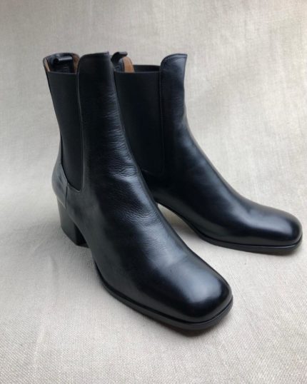 Elia Maurizi black leather boots - NICONICO