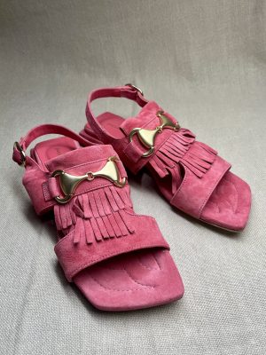 Poesie Veneziane Tassle suede flat sandals