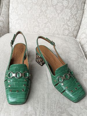 Chie Mihara Vuvuru leather slingback pumps