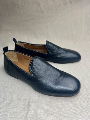 Elia Maurizi leather ballet flats