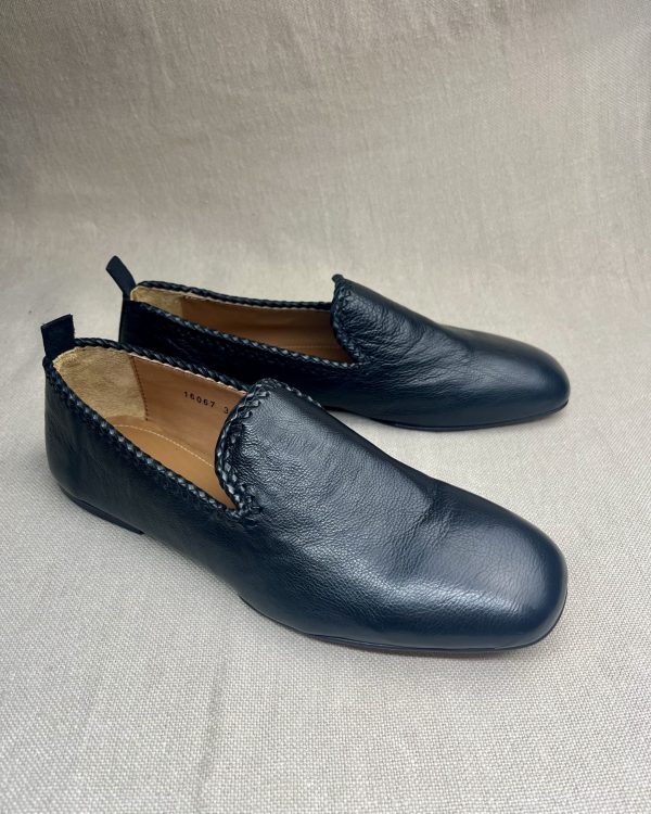 Elia Maurizi leather ballet flats