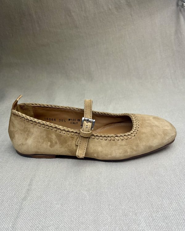 Elia Maurizi suede Mary-Jane flats - Image 2
