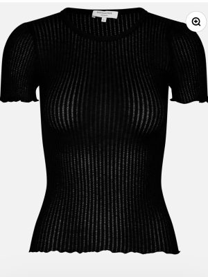Rosemunde Belize silk pointelle t-shirt