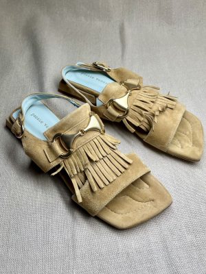 Poesie Veneziane Tassle suede flat sandals