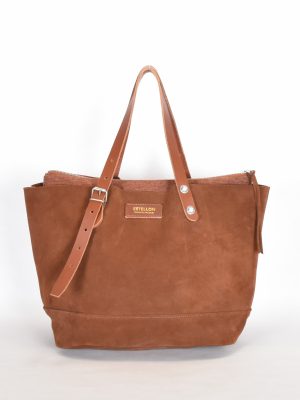 Estellon Henson Cocktail suede tote bag