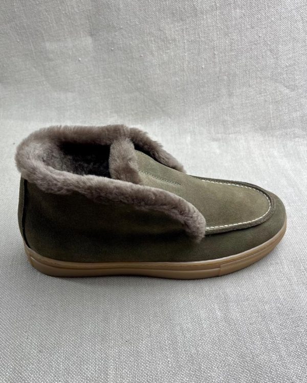 Gallucci suede & fur ankle boot - Image 2