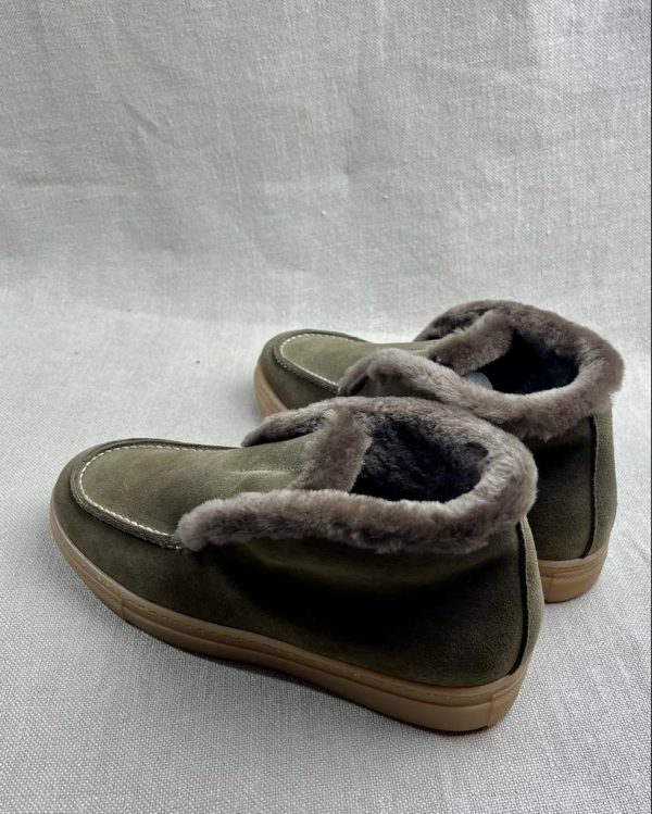 Gallucci suede & fur ankle boot - Image 3