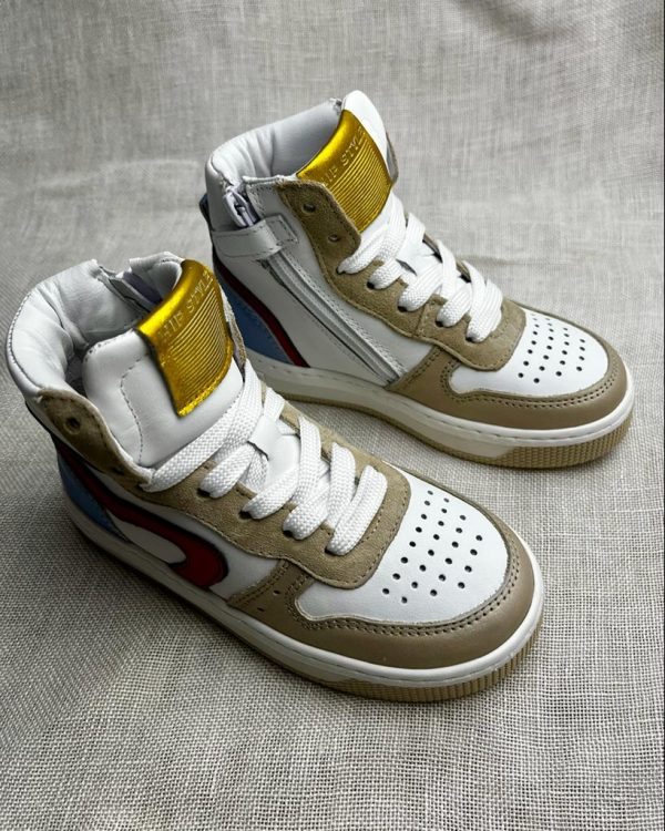 HIP high-top leather sneakers