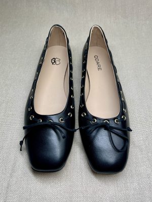 Odare leather ballet flats