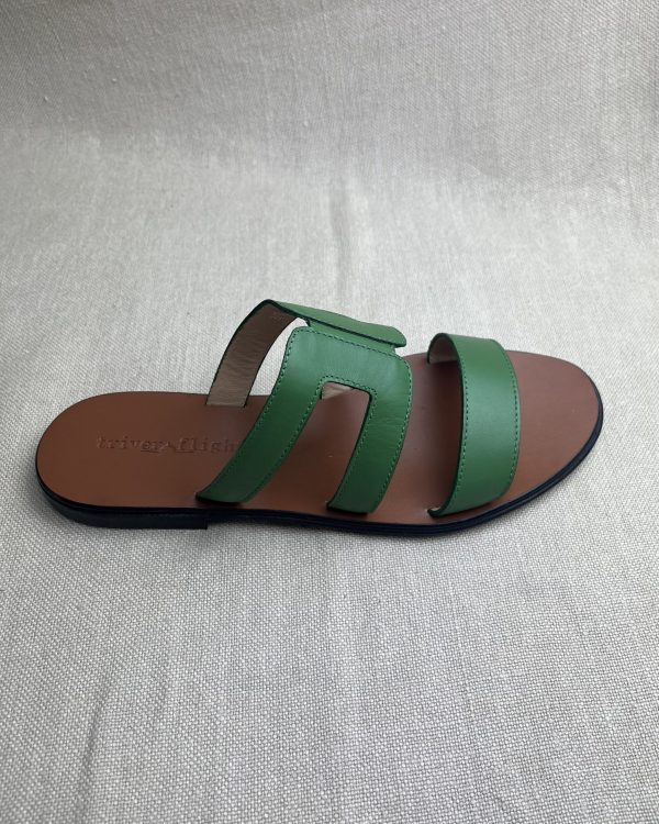 Triver Flight leather flat mules - Image 2
