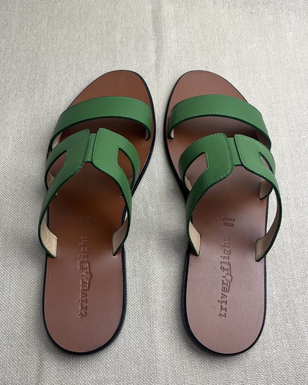 Triver Flight leather flat mules - Image 3