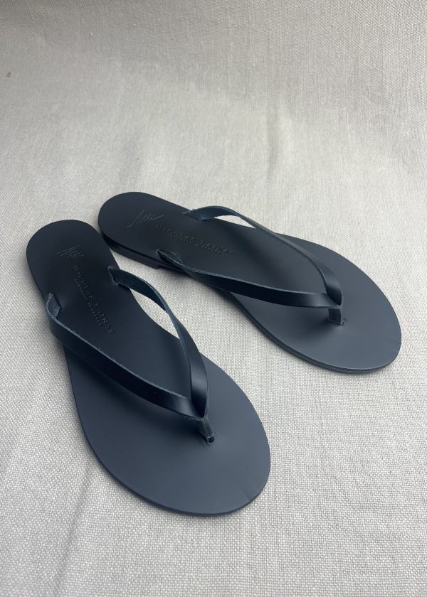 Nicolas Lainas Mediterranean leather flip-flops