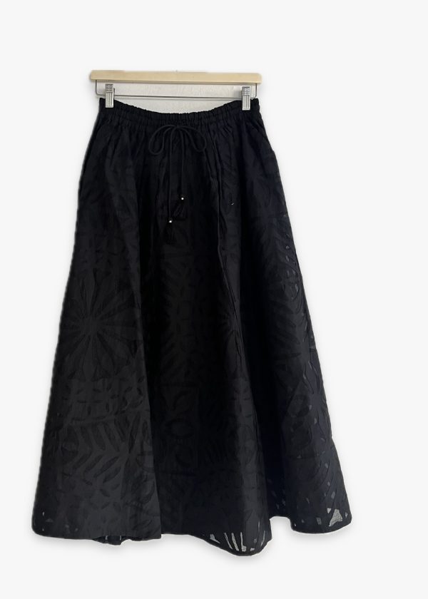 Ichi Kantha applique skirt