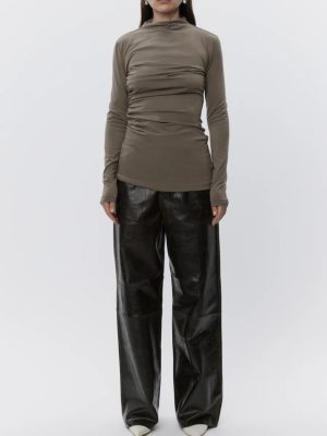 Day by Birger Et Mikkelsen Elijah Polished Leather Trousers