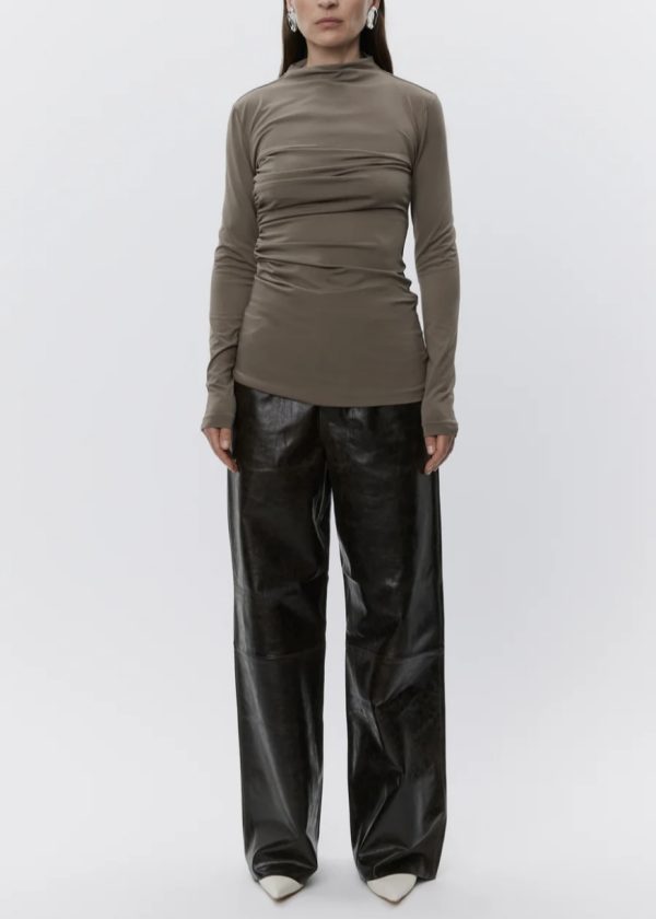 Day by Birger Et Mikkelsen Elijah Polished Leather Trousers