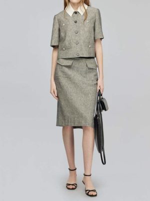 Semicouture Fitted Skirt