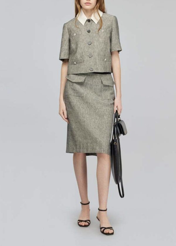 Semicouture Fitted Skirt