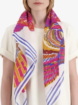 Inoui Editions carre 65 Cerise scarf
