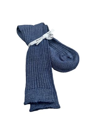 Ichi linen ribbed socks