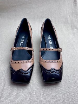 The Seller Leather Mary Jane pumps