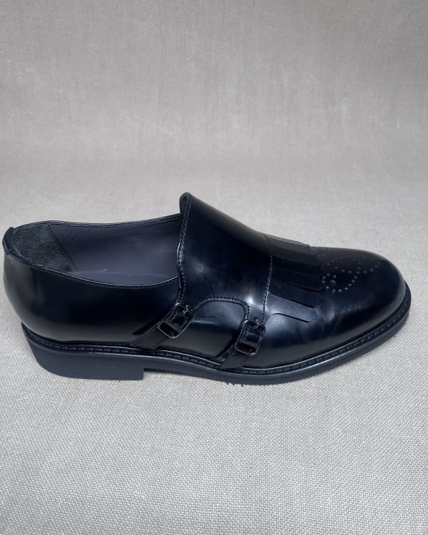 Triver Flight Polished Brogue Loafers - Image 2