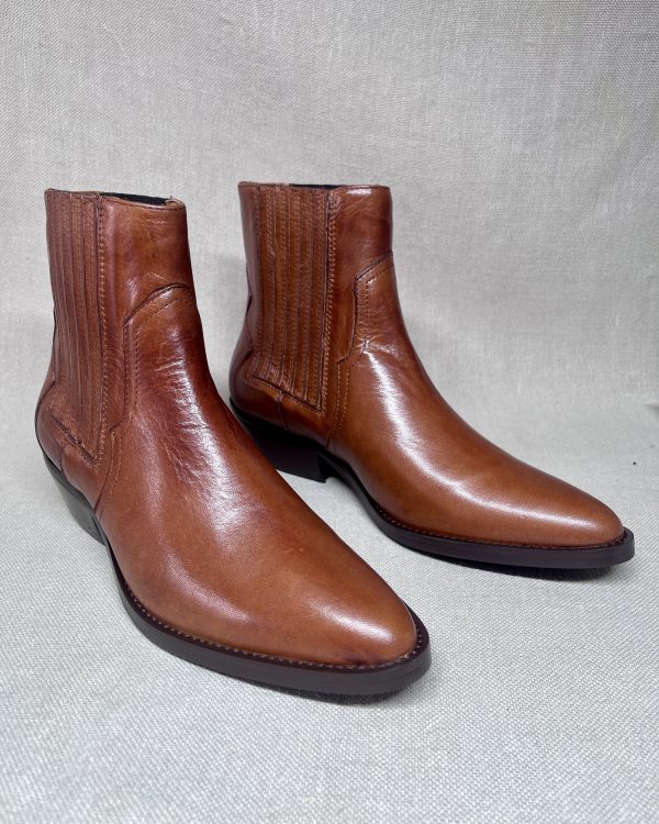 JULiE DEE Western Leather Boots