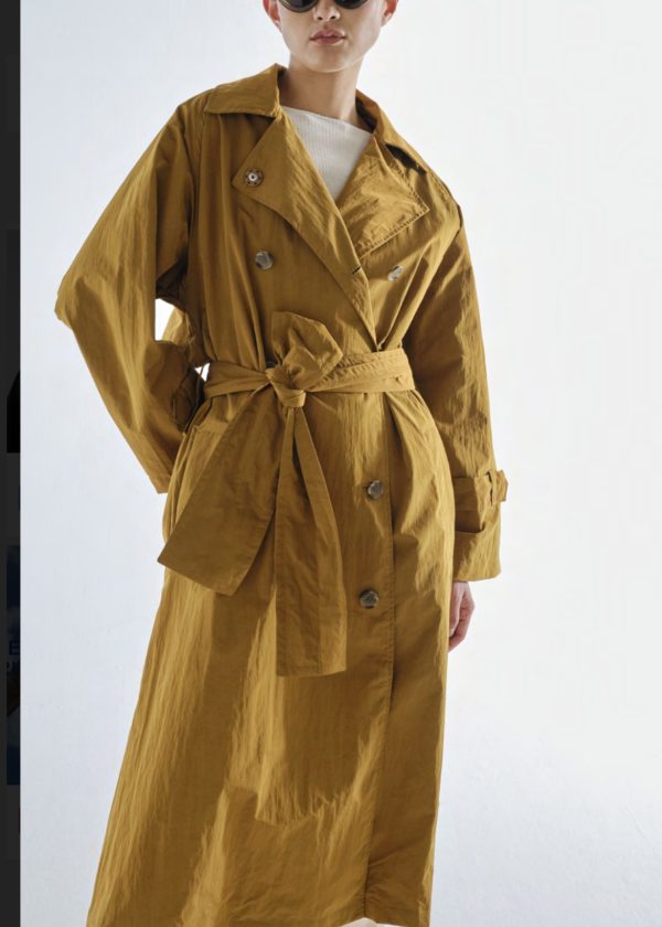 Embassy of Bricks and Logs cotton-blend trench coat