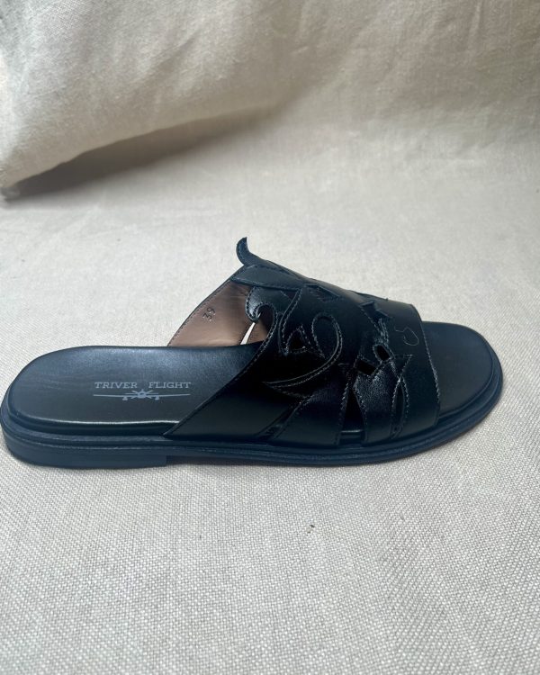 Triver Flight leather flat mules - Image 2