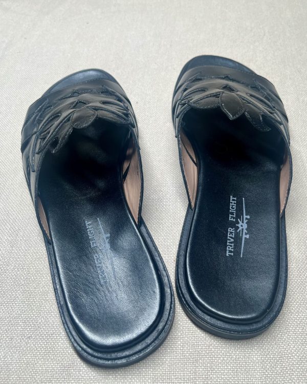 Triver Flight leather flat mules - Image 3