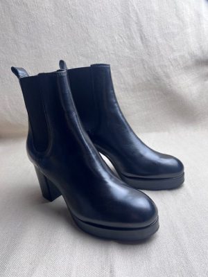 Triver Flight Leather Ankle Boots