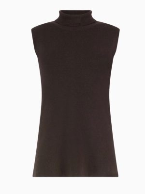 KAOS sleeveless wool-blend sweater