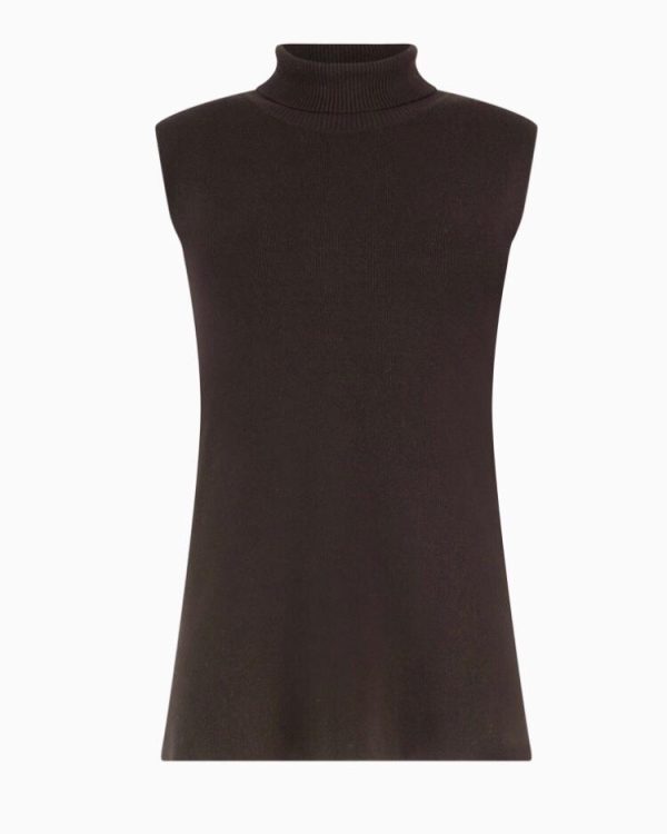 KAOS sleeveless wool-blend sweater