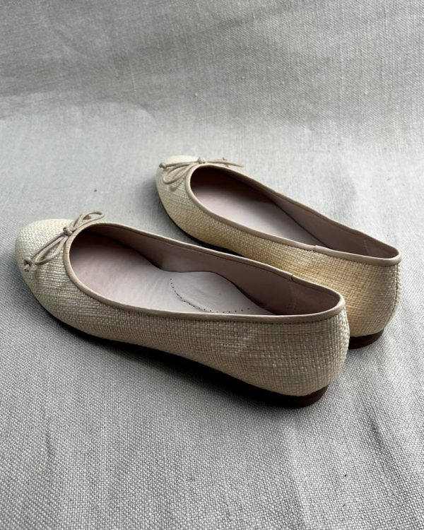 NICONICO by Beberlis raffia ballet flats - Image 3