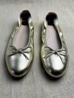 NICONICO by Beberlis leather ballet flats