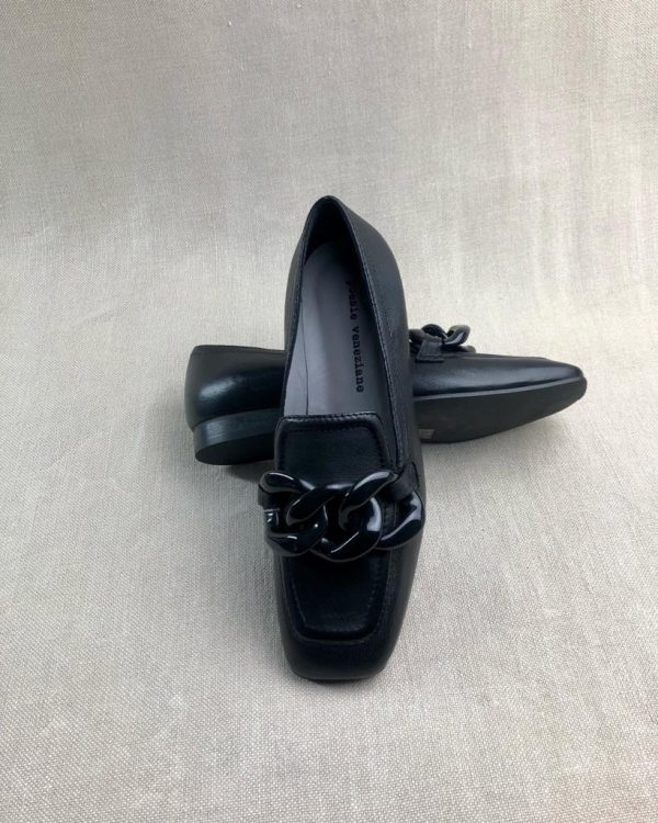 Poesie Veneziane Kig chain leather loafers - Image 3