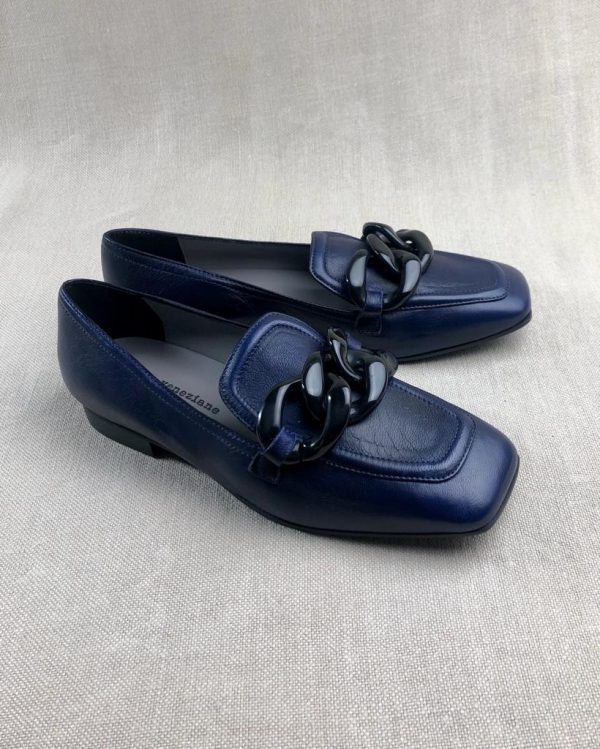 Poesie Veneziane Kig chain leather loafers