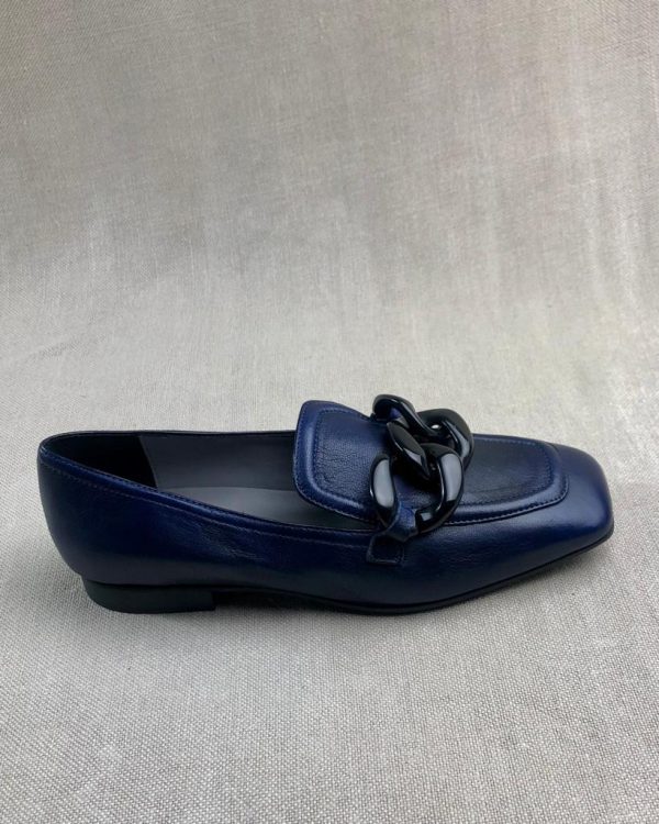 Poesie Veneziane Kig chain leather loafers - Image 2