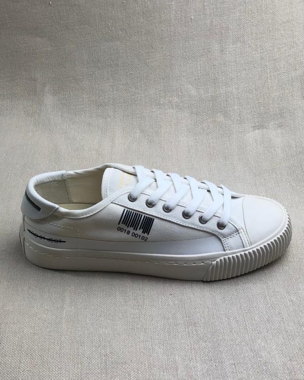 Project 01 canvas & leather sneakers - Image 2