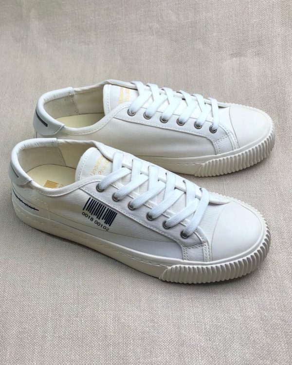 Project 01 canvas & leather sneakers