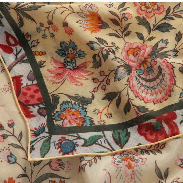 Tapis Noir Light double flower scarf - Image 2