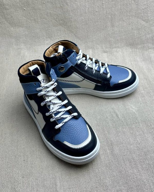 Zecchino d'Oro high-top leather sneakers