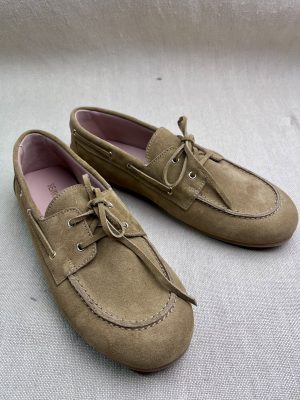 Semicouture suede loafers