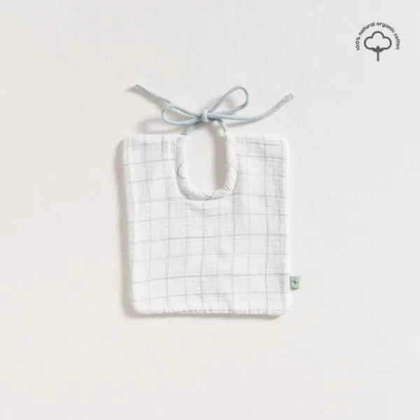 Grace Baby & Child big bib/ blue check