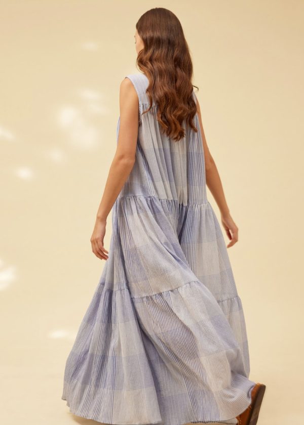 Semicouture Needlecord muslin crew-neck dress - Image 2