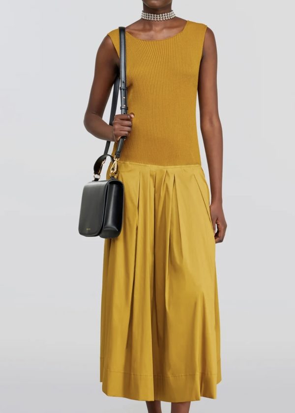 Semicouture Tricot & Poplin Dress
