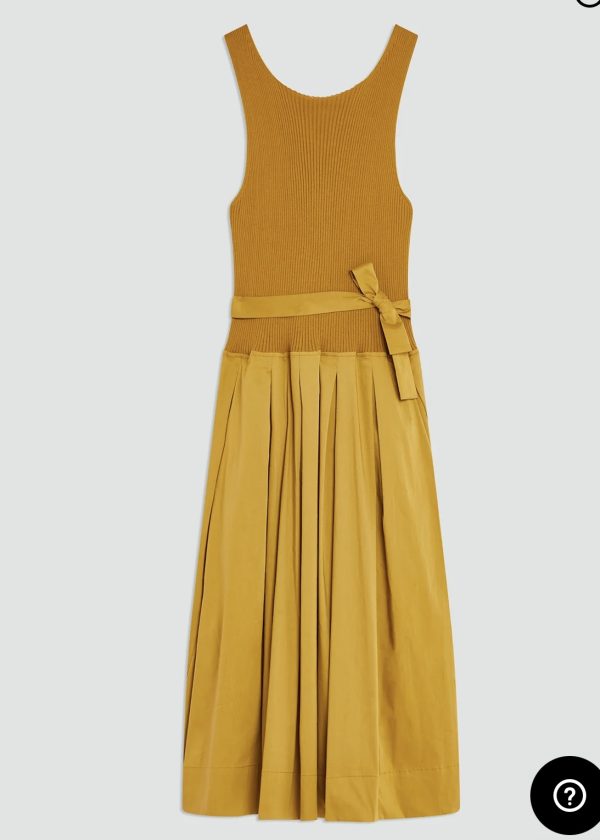 Semicouture Tricot & Poplin Dress - Image 3