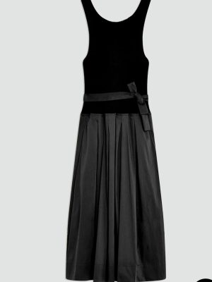 Semicouture Tricot & Poplin Dress