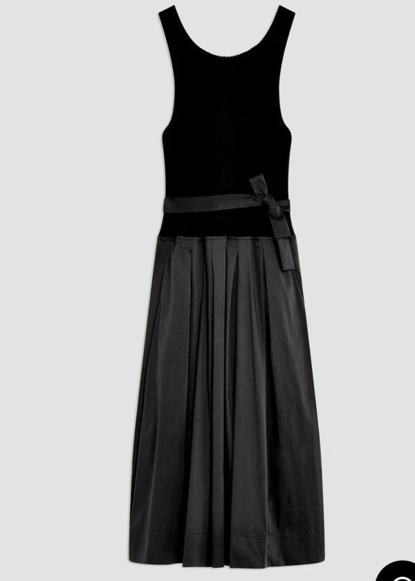 Semicouture Tricot & Poplin Dress