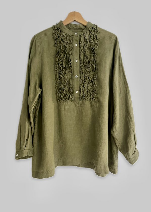 Ichi Antiquités Linen Blouse