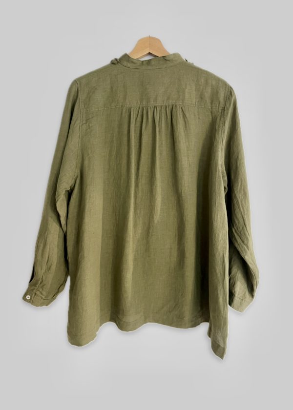 Ichi Antiquités Linen Blouse - Image 2